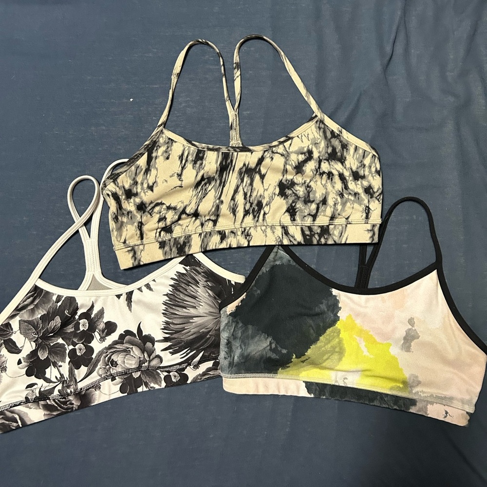 Lululemon Flow Y bra bundle